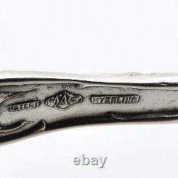 Serveur à tomate en argent sterling Bridal Rose Antique Alvin 68gr
