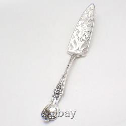 Serveur de gâteau en gelée majestueux Alvin en argent sterling 1900 Mono C