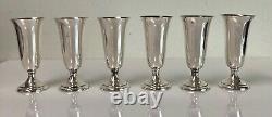 Sterling Silver Cordial Set Of 6 Alvin S247