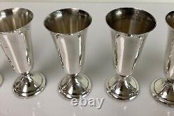 Sterling Silver Cordial Set Of 6 Alvin S247