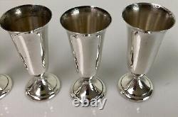 Sterling Silver Cordial Set Of 6 Alvin S247