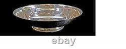 Sterling Silver Round Vegetable Bowl Alvin 6 Pouces 208 Grammes