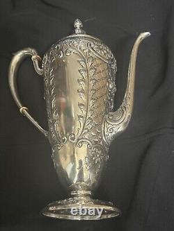 Théière en argent sterling vintage Alvin 2901