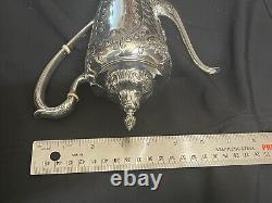 Théière en argent sterling vintage Alvin 2901