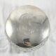Vase De Coiffeuse Vintage En Cristal Taillé Alvin En Argent Sterling Grand Modèle