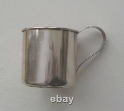Vintage Alvin Lullaby Sterling Silver Miniature Baby Cup # 1928
