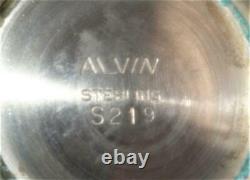 Vintage Alvin Sterling Silver S219 Hollowware 3 Open Sugar Bowl, 70.87 Grams