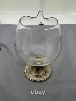 Vintage Alvin Sterling Silver Wine Brandy Pitcher And Glasses Z223